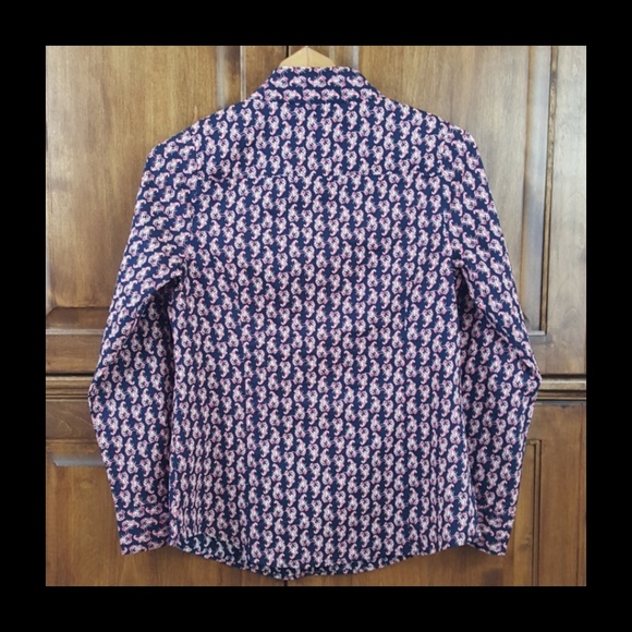 Crown & Ivy Lobster Crawfish Print Shirt Top Sz S - Picture 8 of 8